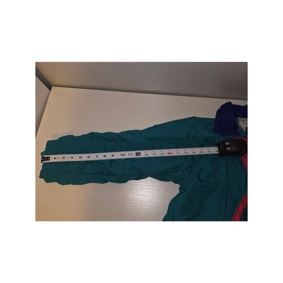 VTG 1990s Women's Small Eddie Bauer GoreTex Parka Windbreaker Jacket Blue Mesh - Picture 5 of 7